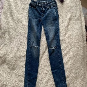 American Eagle Acid Wash Skinny Jeans
